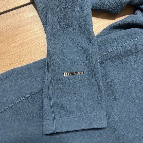 The North Face 1/4 Zip Pullover Fleece Jacket Sweater Mens Sz M Blue Performance - Picture 8 of 10